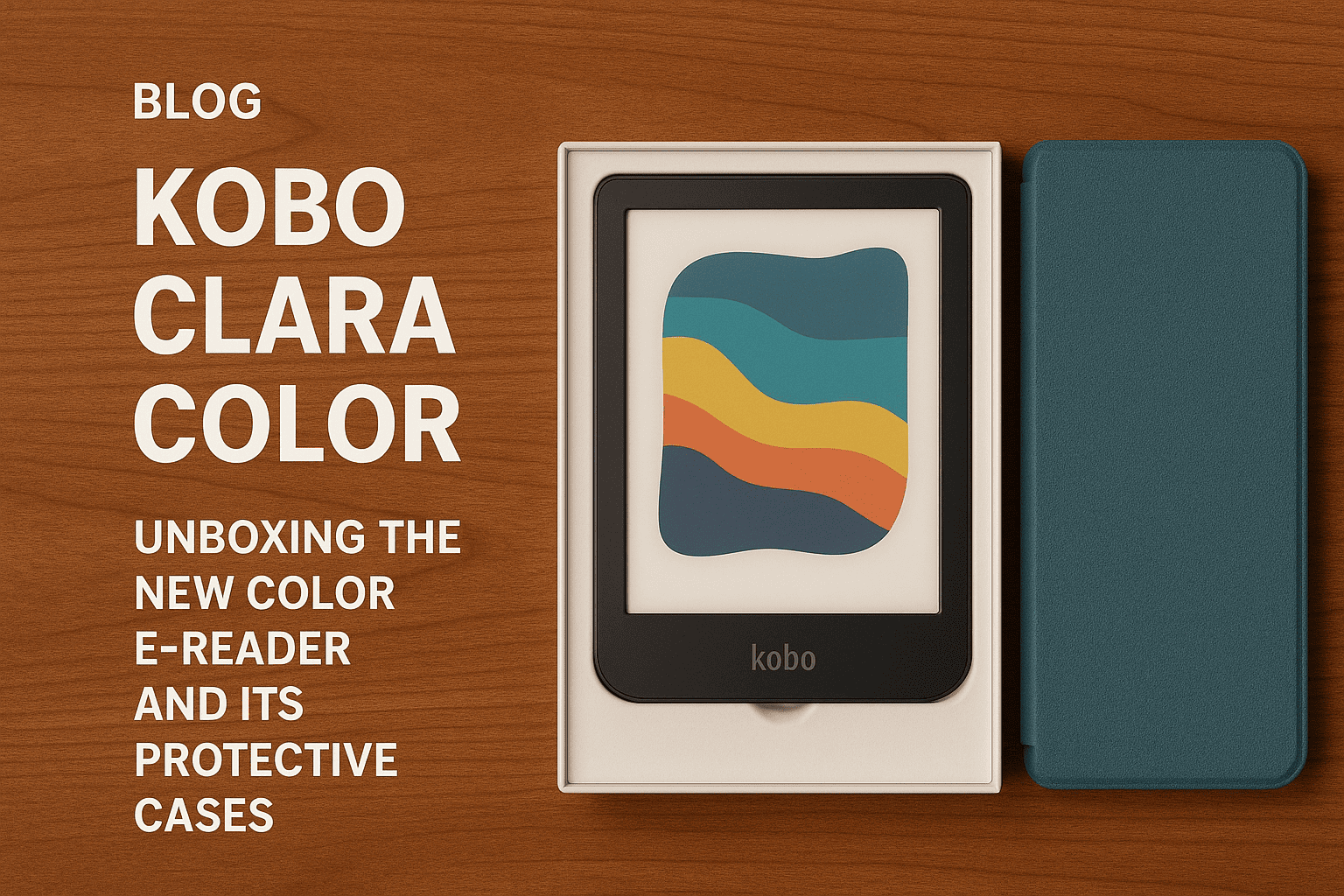Kobo Clara Color: Unboxing the New Color E-Reader and Its Protective Cases