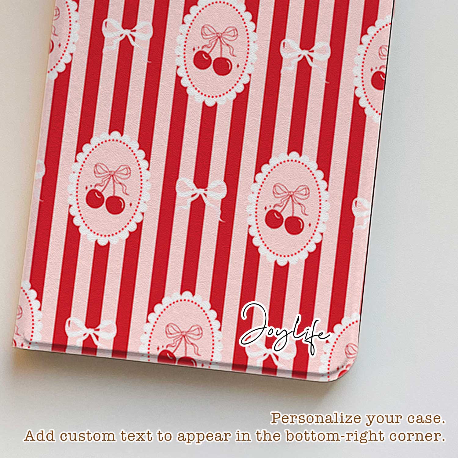 Cherry Stripe - iPad Case - Joylife Case
