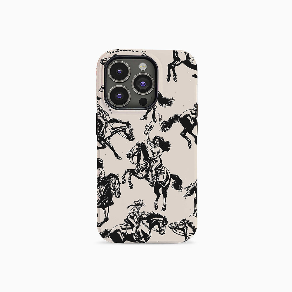 Retro Cowgirl - iPhone Case - Joylife Case