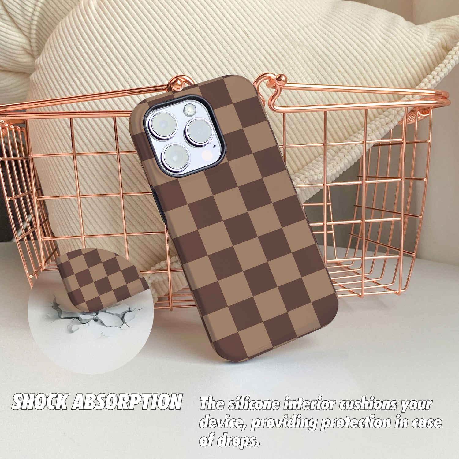 Retro Checkered - iPhone Case - Joylife Case