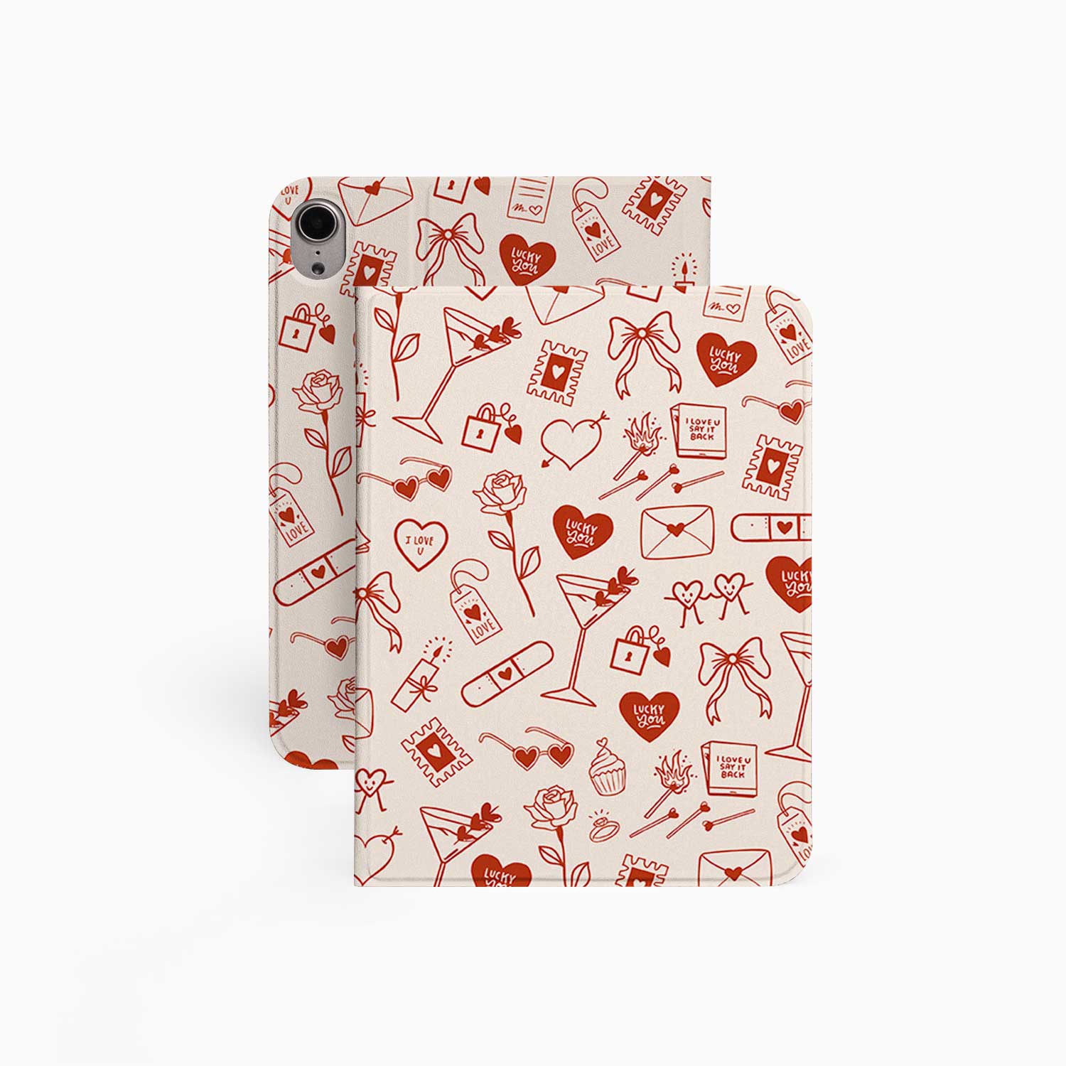 Little Love Things - iPad Case - Cream - Joylife Case