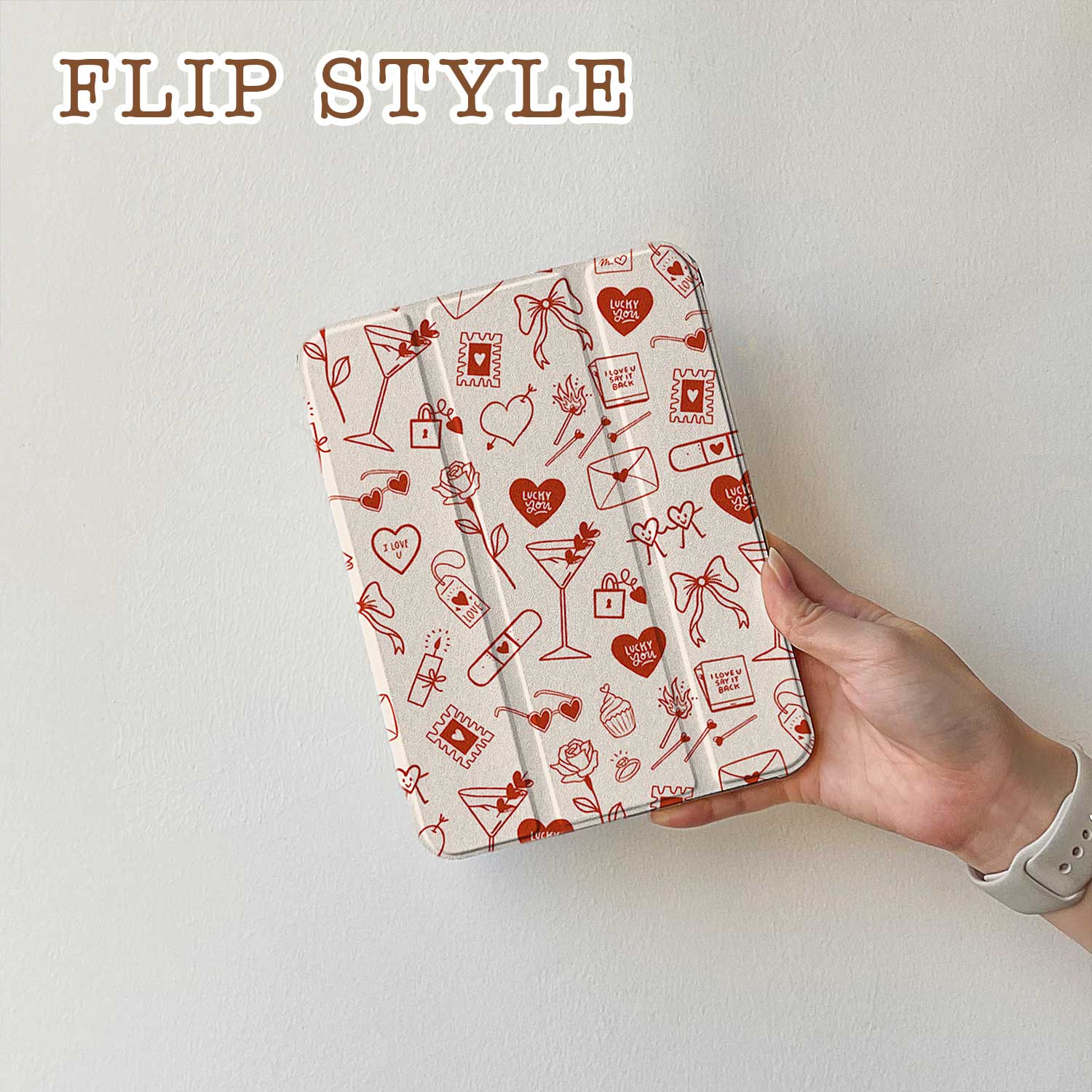 Little Love Things - iPad Case - Cream - Joylife Case