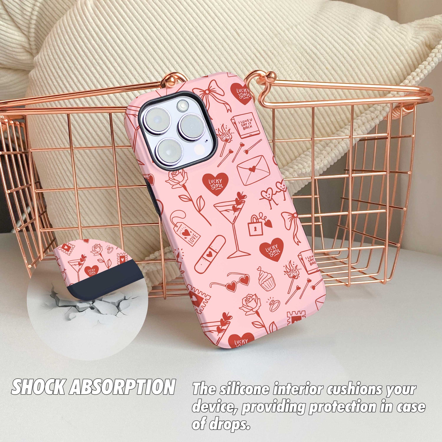 Little Love Things - iPhone Case - Pink - Joylife Case