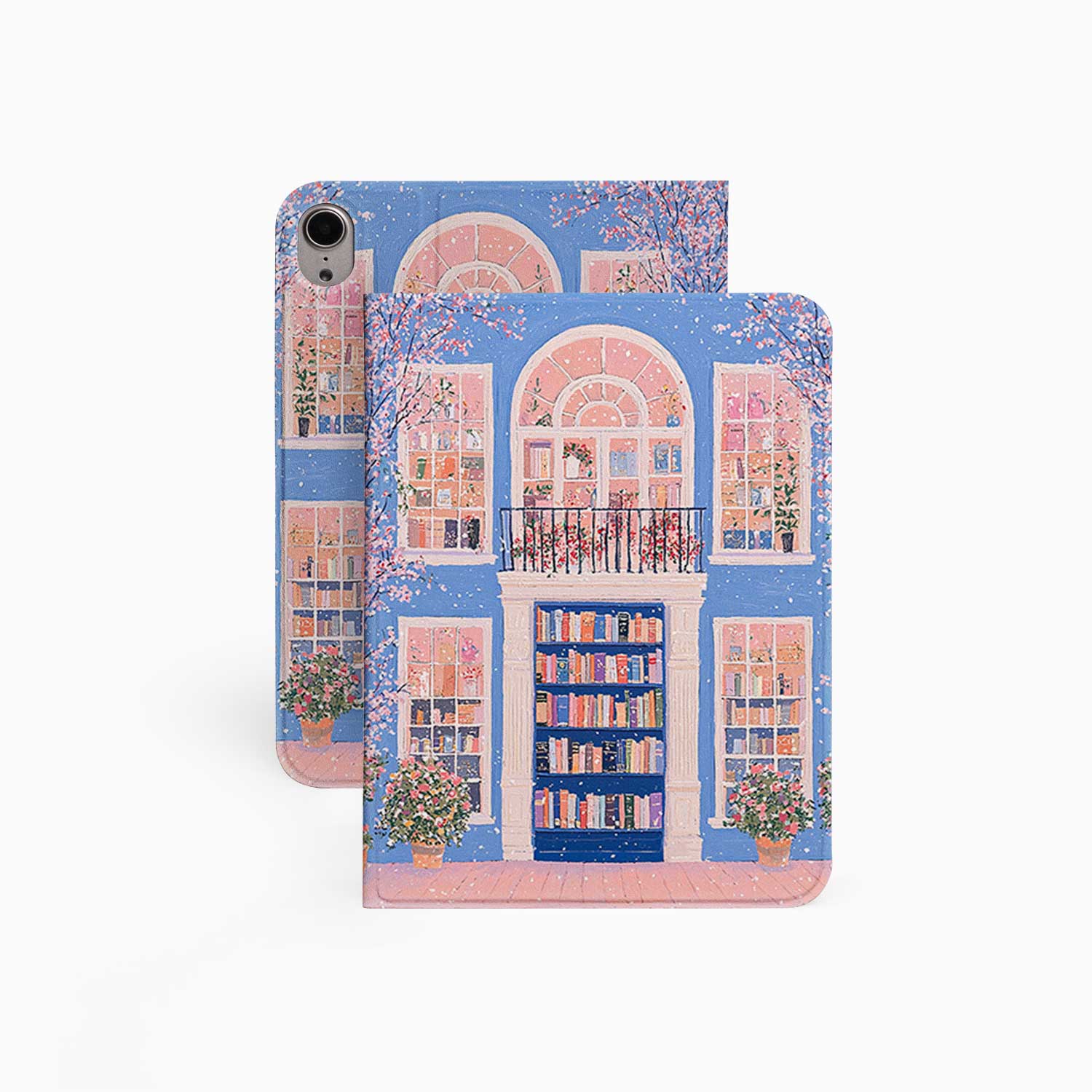 Blossom Balcony Bookshop - iPad Case - Joylife Case