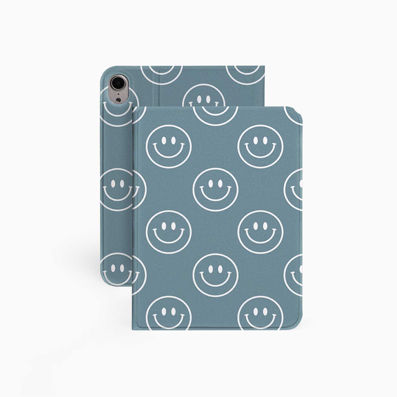 Smiley Cover Blue - iPad Case - Joylife Case