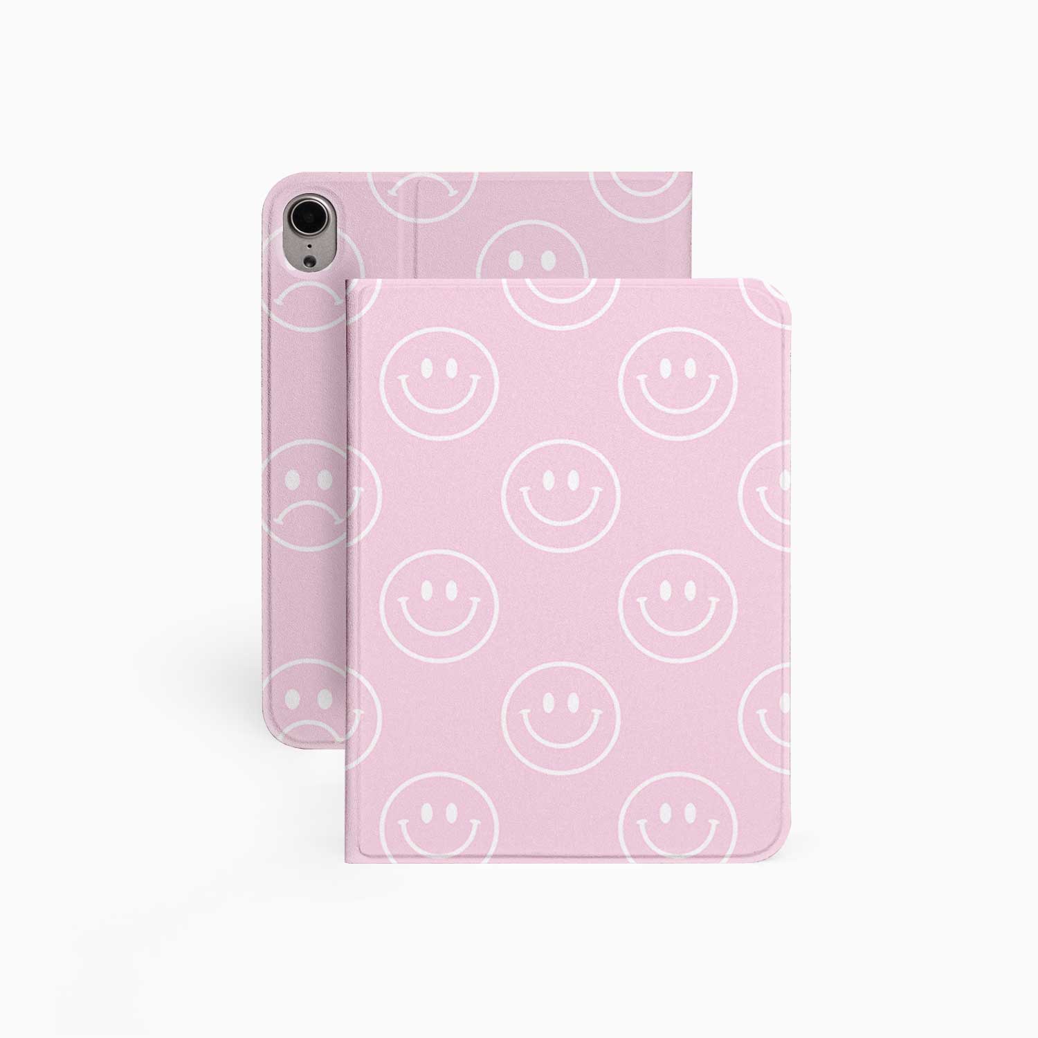 Smiley Cover Pink- iPad Case - Joylife Case