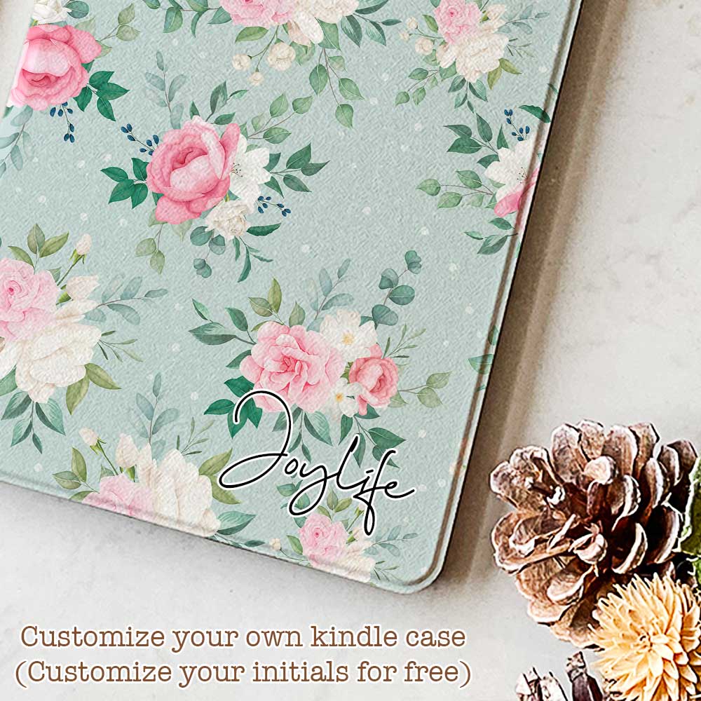 Minty Rose - Kindle Case - Joylife Case