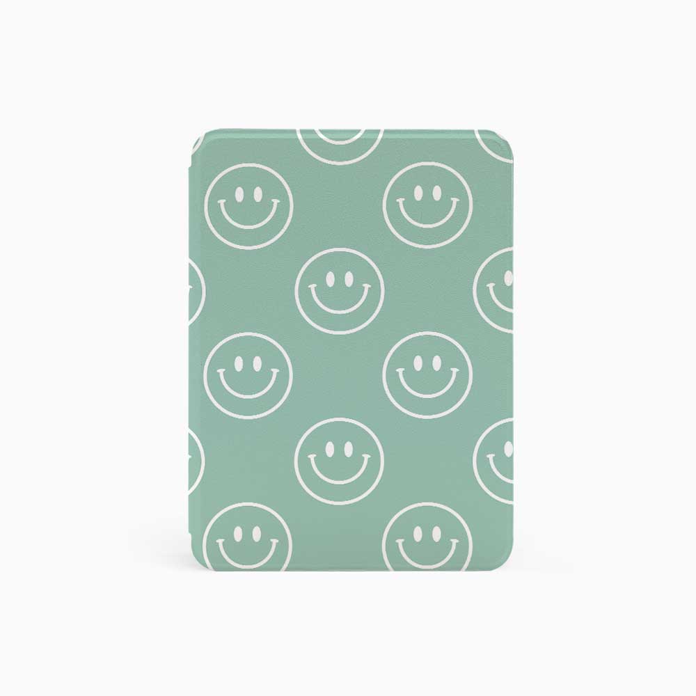 Smiley Cover Green - Kindle Case - Joylife Case