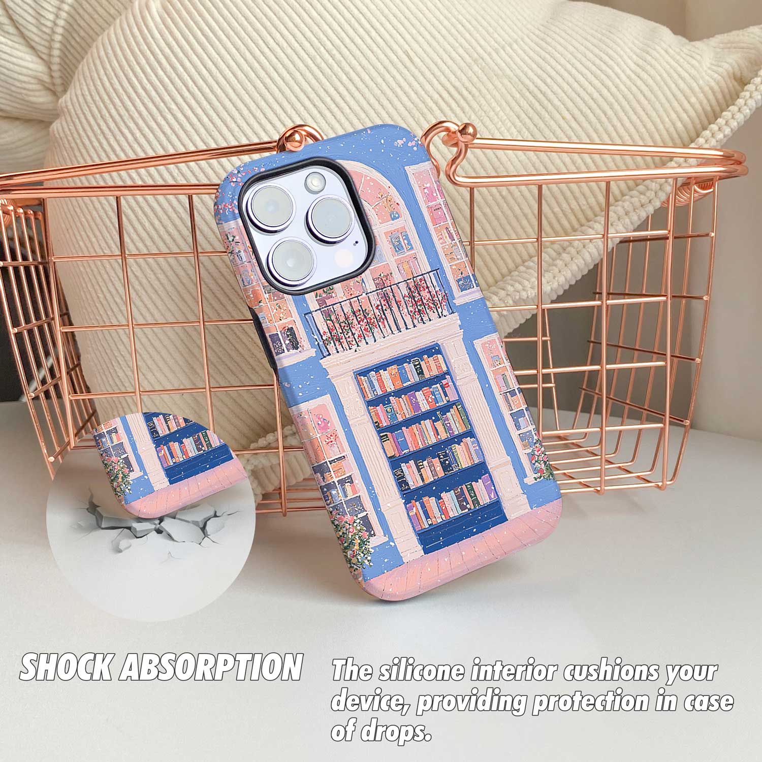 Blossom Balcony Bookshop - Phone Case - Joylife Case