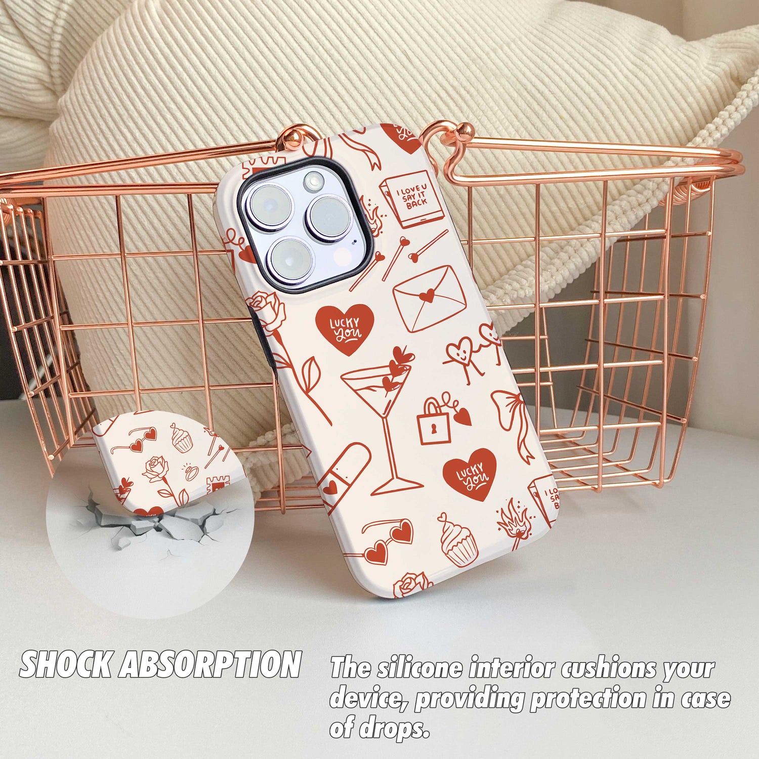 Little Love Things - iPhone Case - Cream - Joylife Case