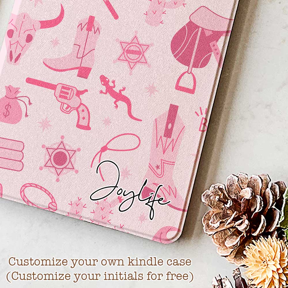 Pink Cowgirl - All New Kindle Case - Joylife Case
