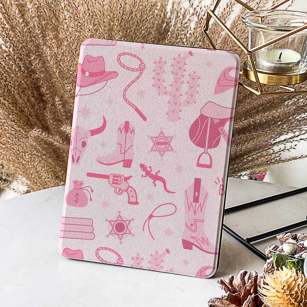 Pink Cowgirl - All New Kindle Case - Joylife Case