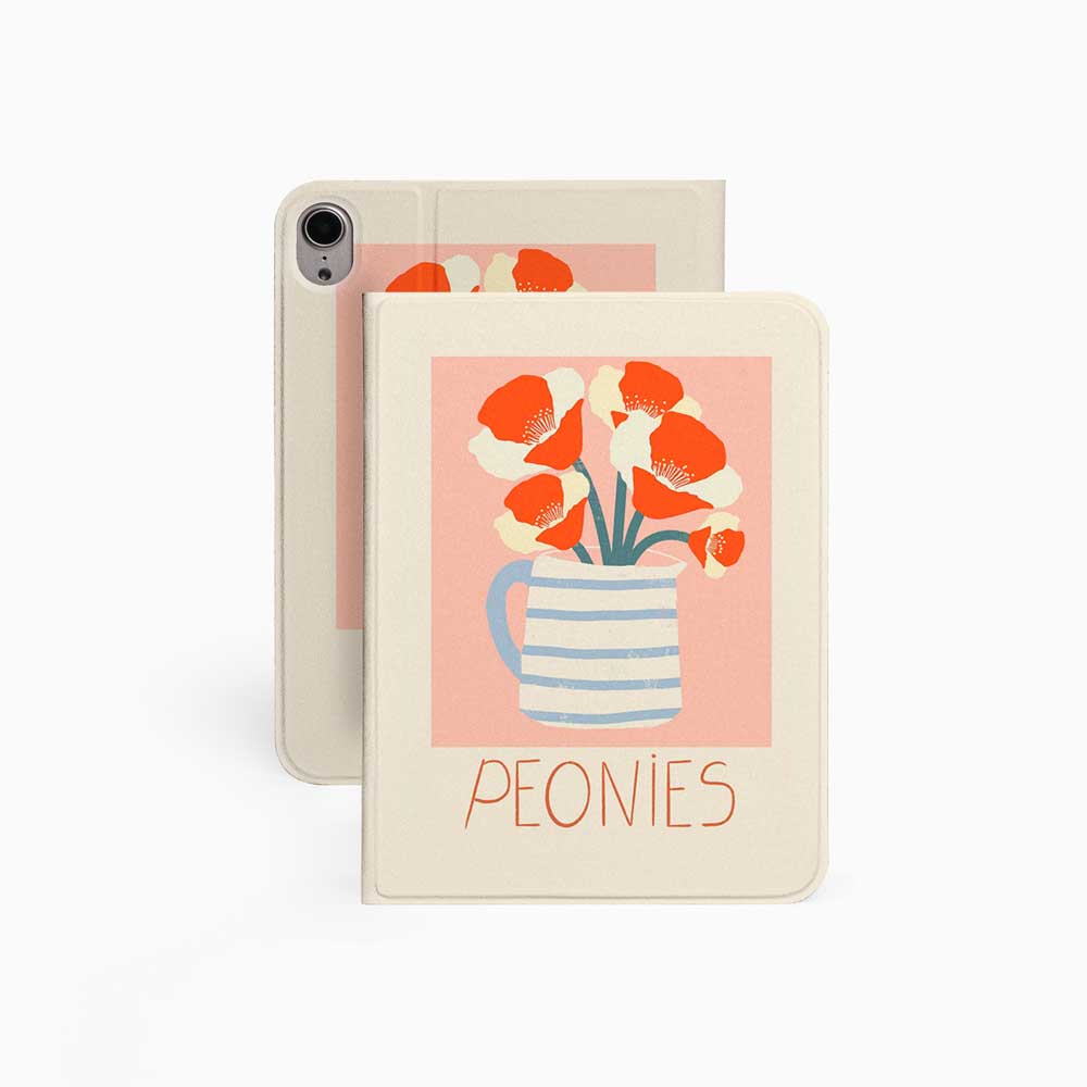 Peonies - iPad Case - Joylife Case