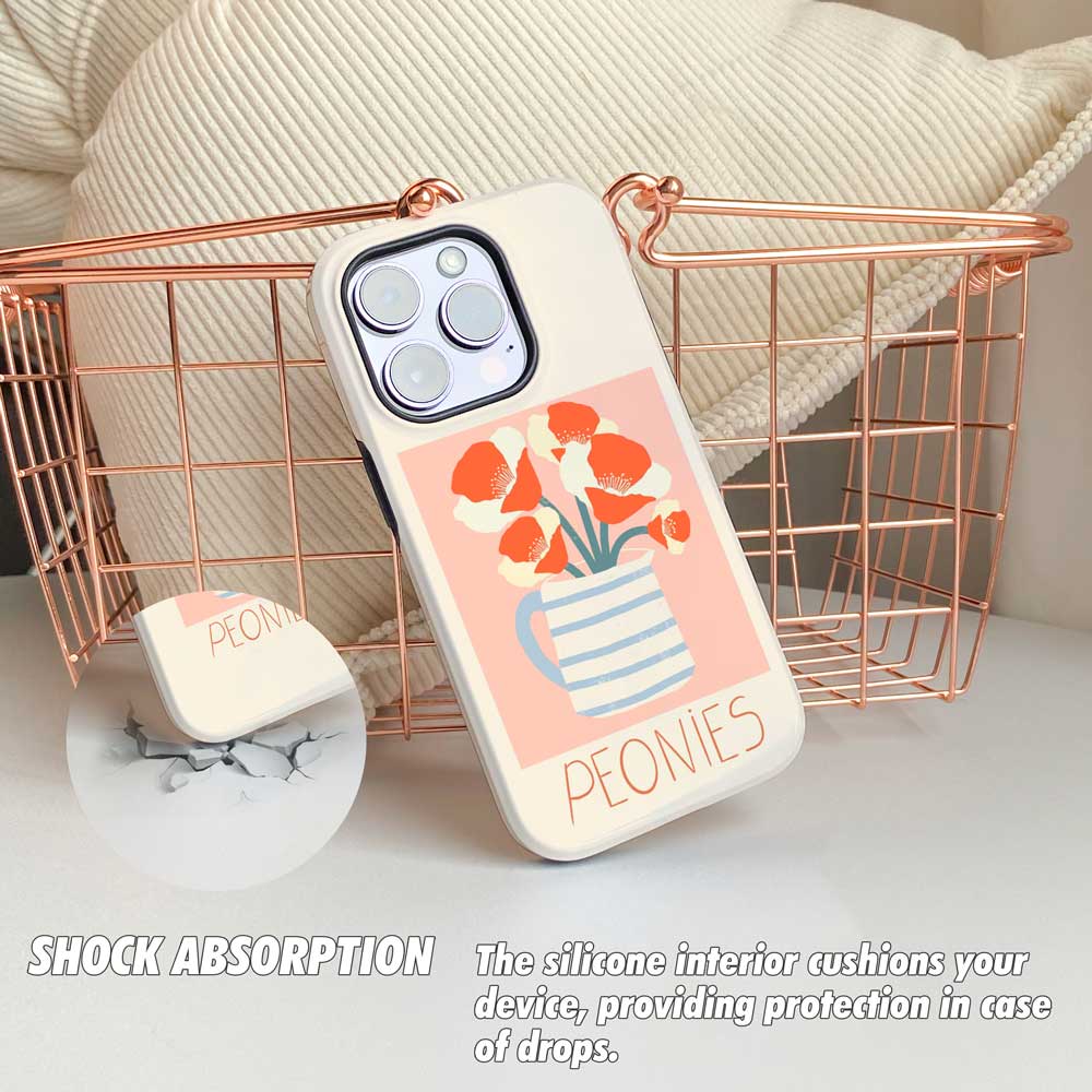 Peonies - iPhone Case - Joylife Case