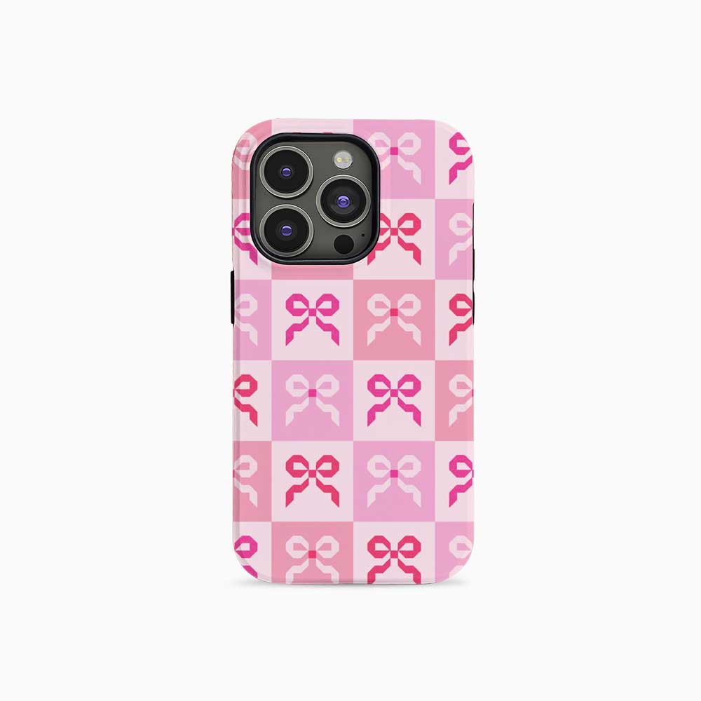 Pink Quilt Bow - iPhone Case - Joylife Case