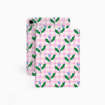 Pink_Gingham & Flowers - iPad Case - Joylife Case