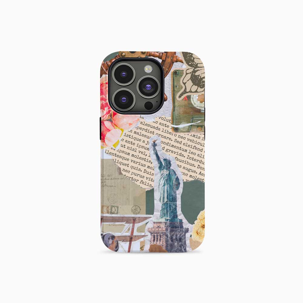 Postage Collage - iPhone Case