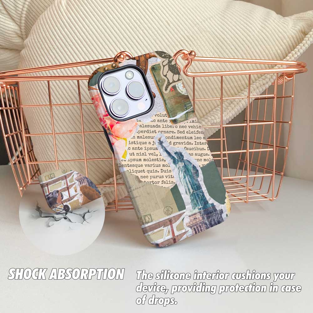 Postage Collage - iPhone Case