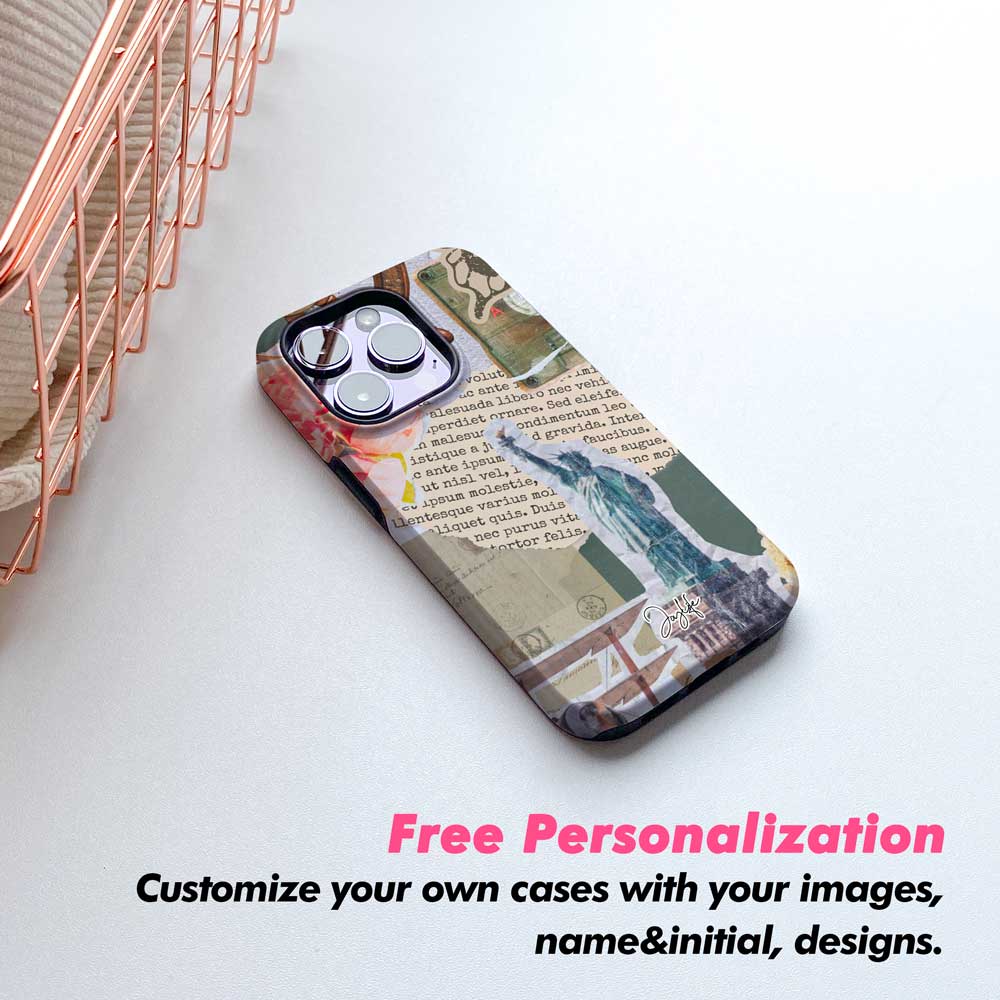 Postage Collage - iPhone Case