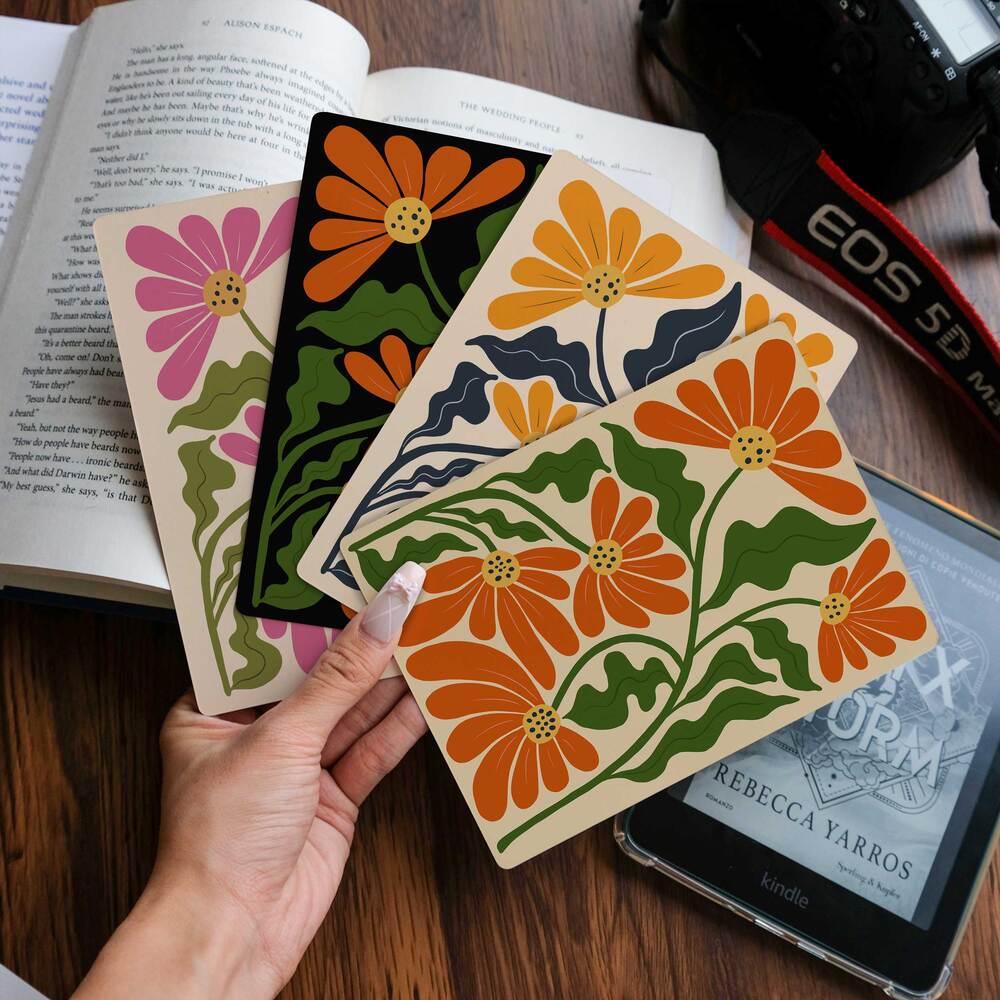 Simple Floral - Kindle Clear Case Insert - Joylife Case