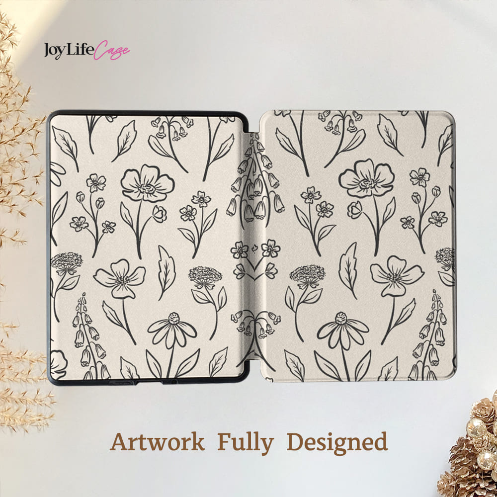 Sketch Blooms - Kindle Case