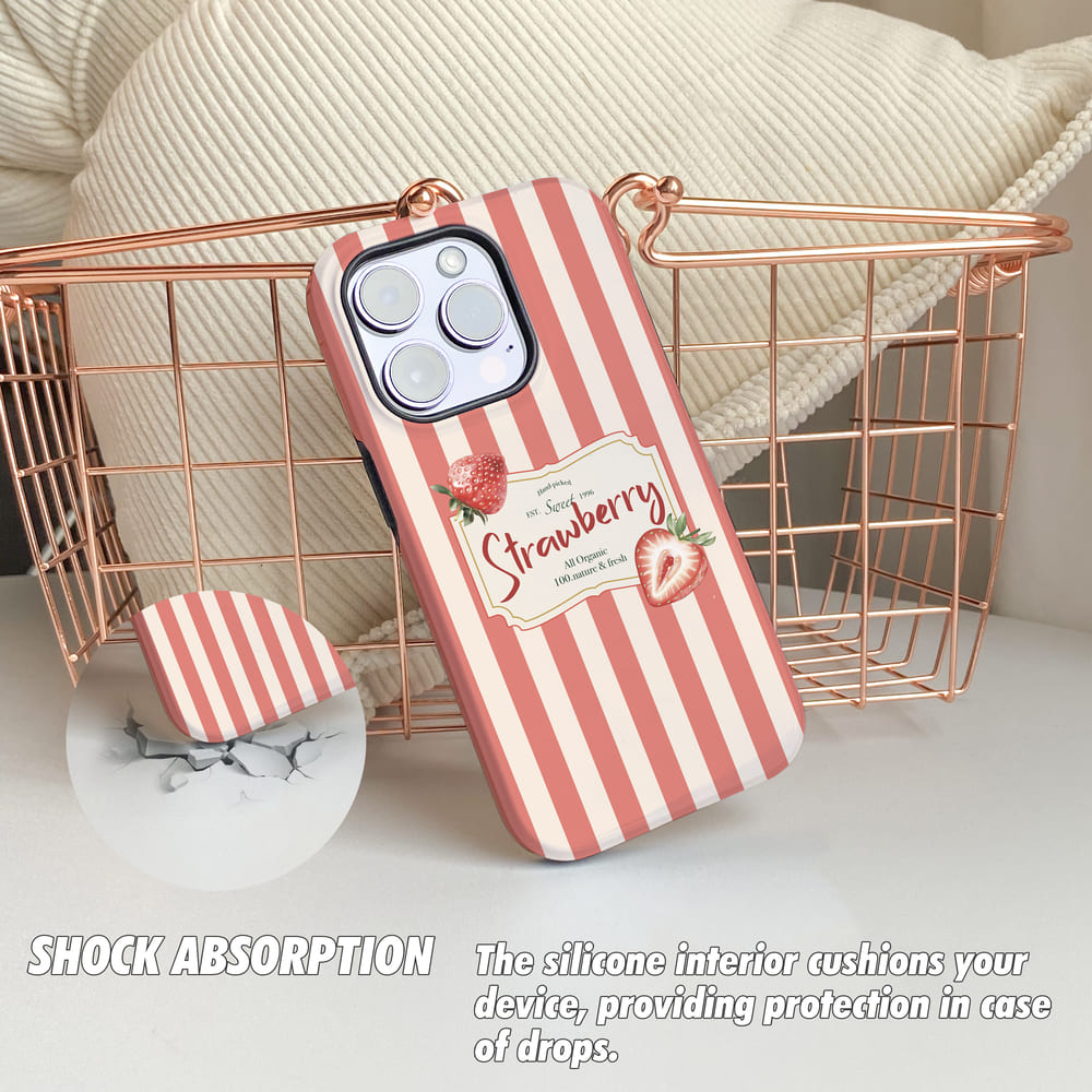 Strawberry Bliss - iPhone Case