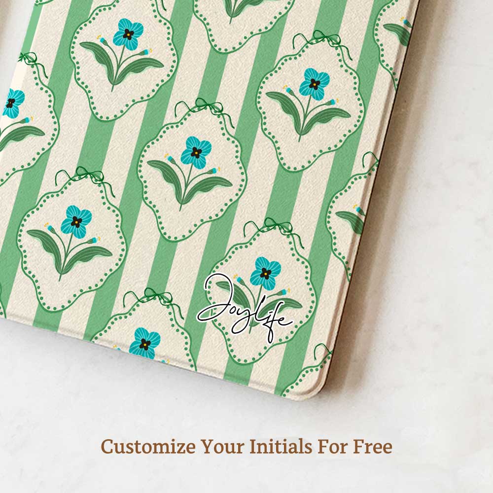 Stripes & Flowers - Kindle Case - Joylife Case