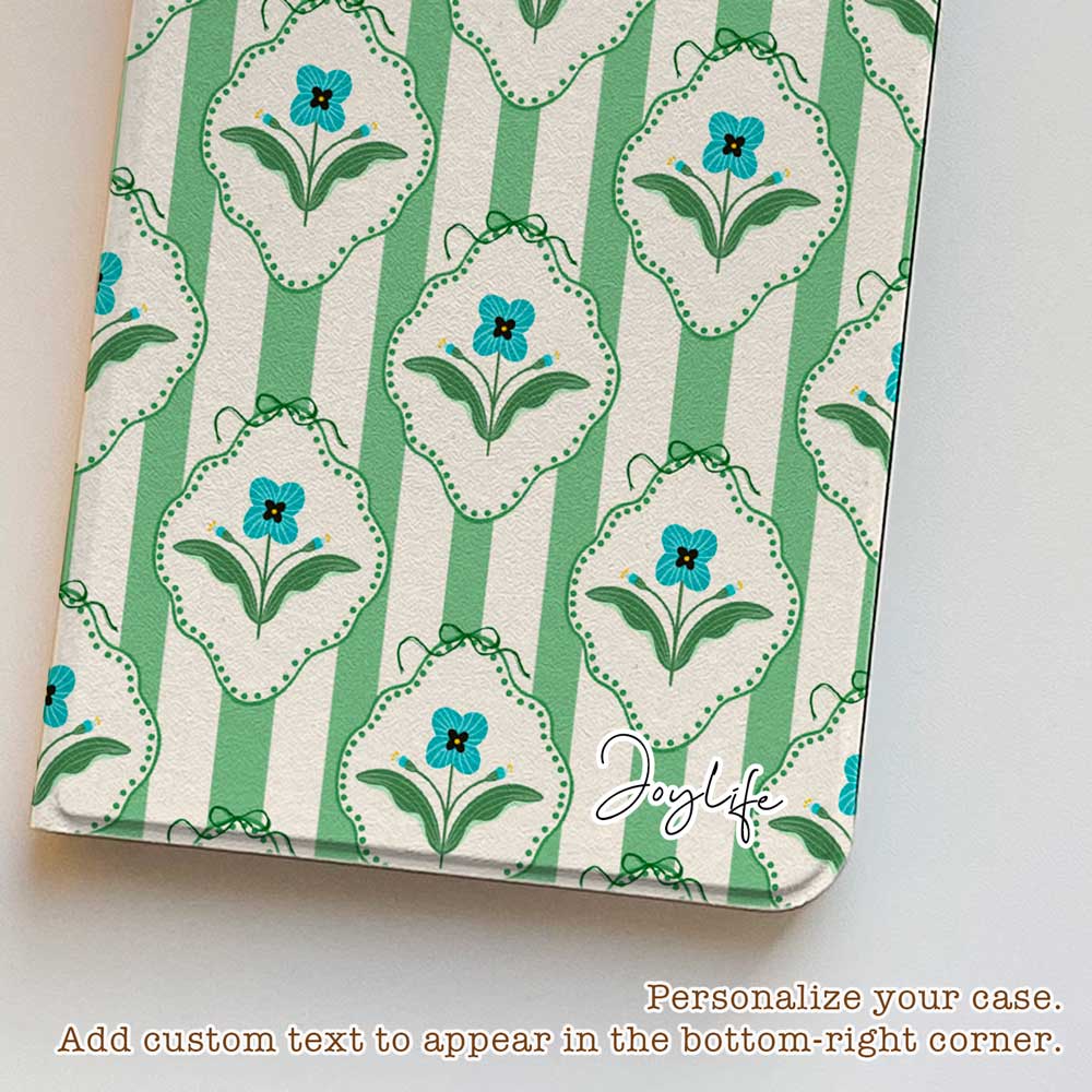 Stripes & Flowers - iPad Case - Joylife Case