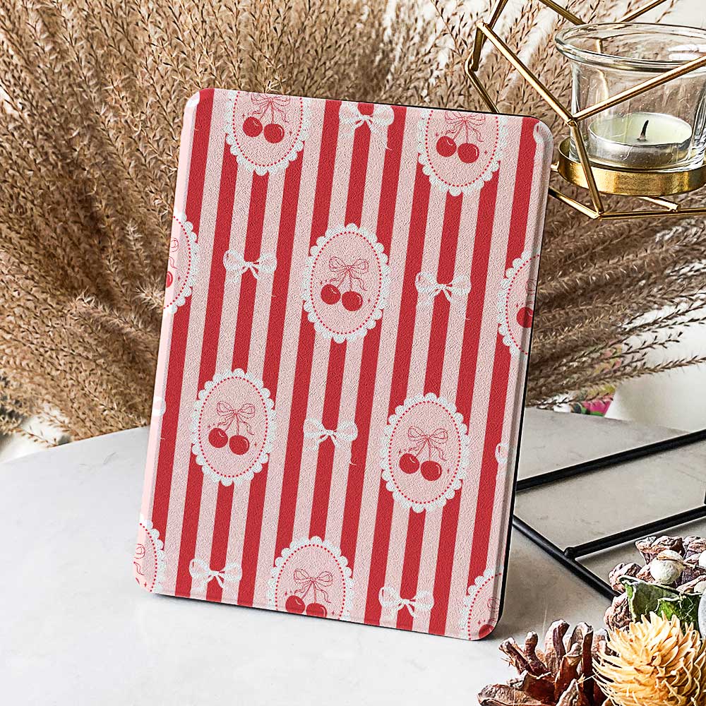 Cherry Stripe - Kindle Case - Joylife Case