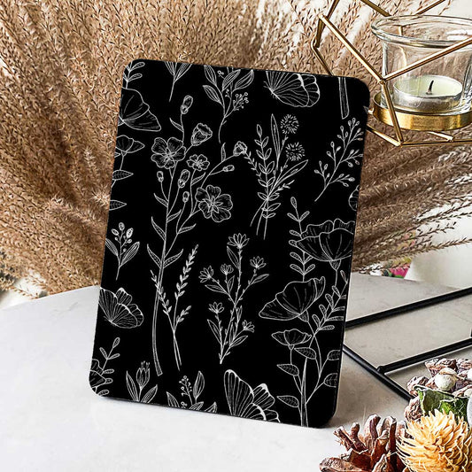 Black and White Bouquets - Kindle Case