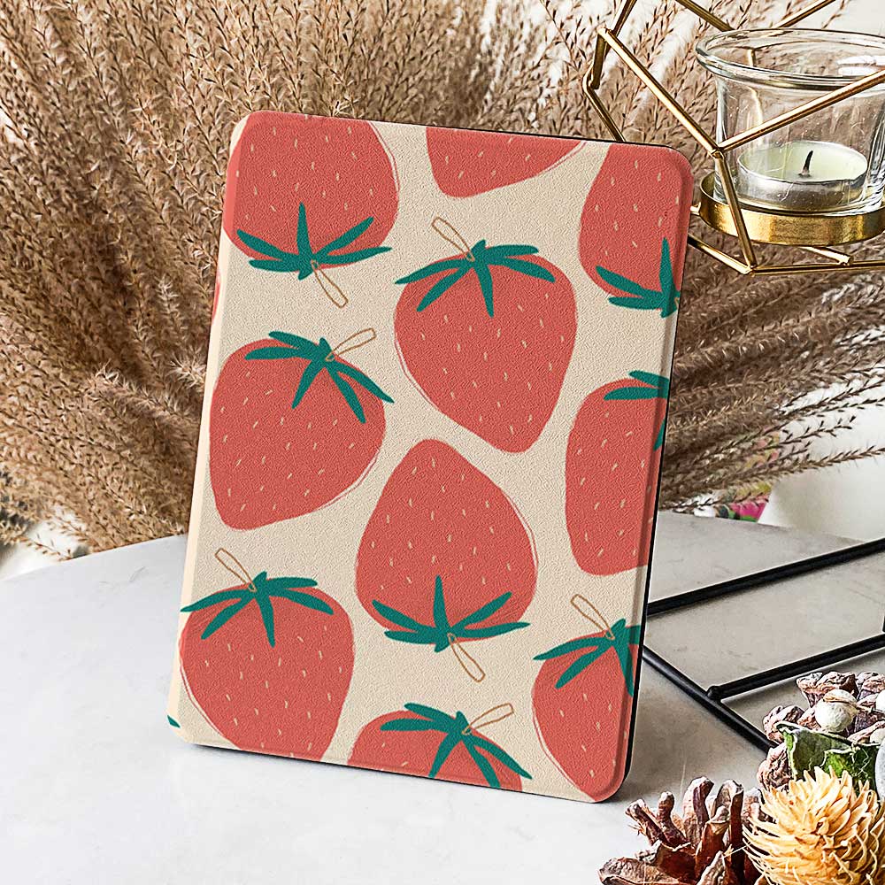 Kawaii Strawberry  - Kindle Case