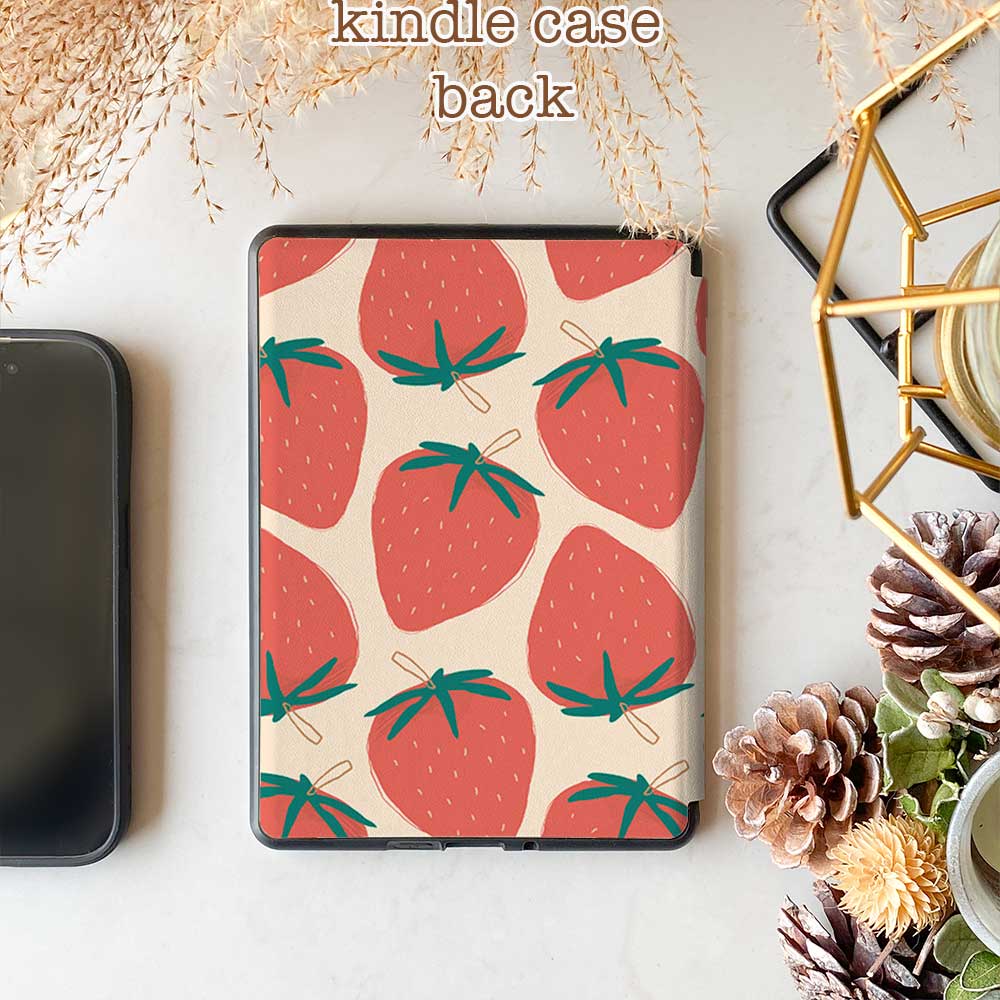 Kawaii Strawberry  - Kindle Case