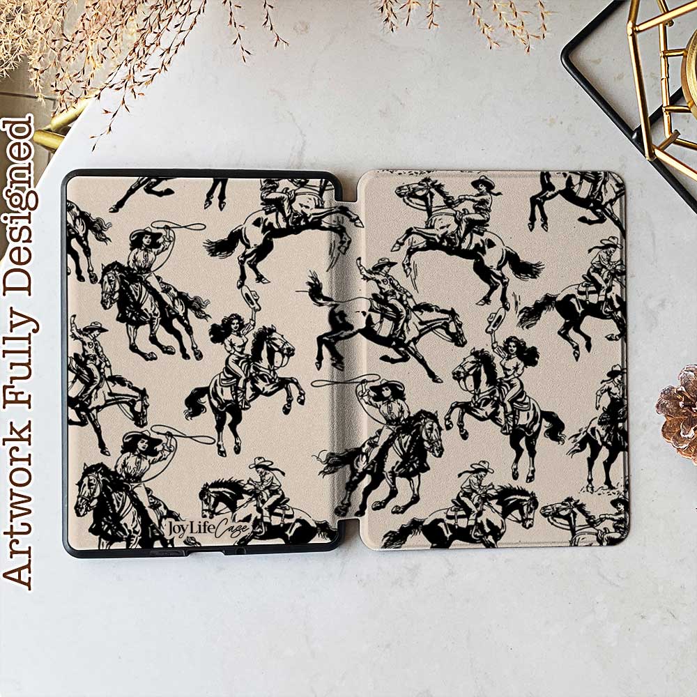Retro Cowgirl - All New Kindle Case - Joylife Case