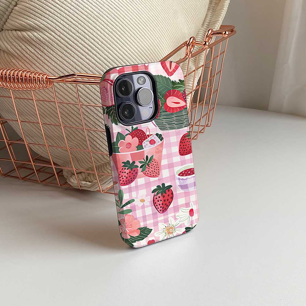 Floral Berry - iPhone 14 Pro Case