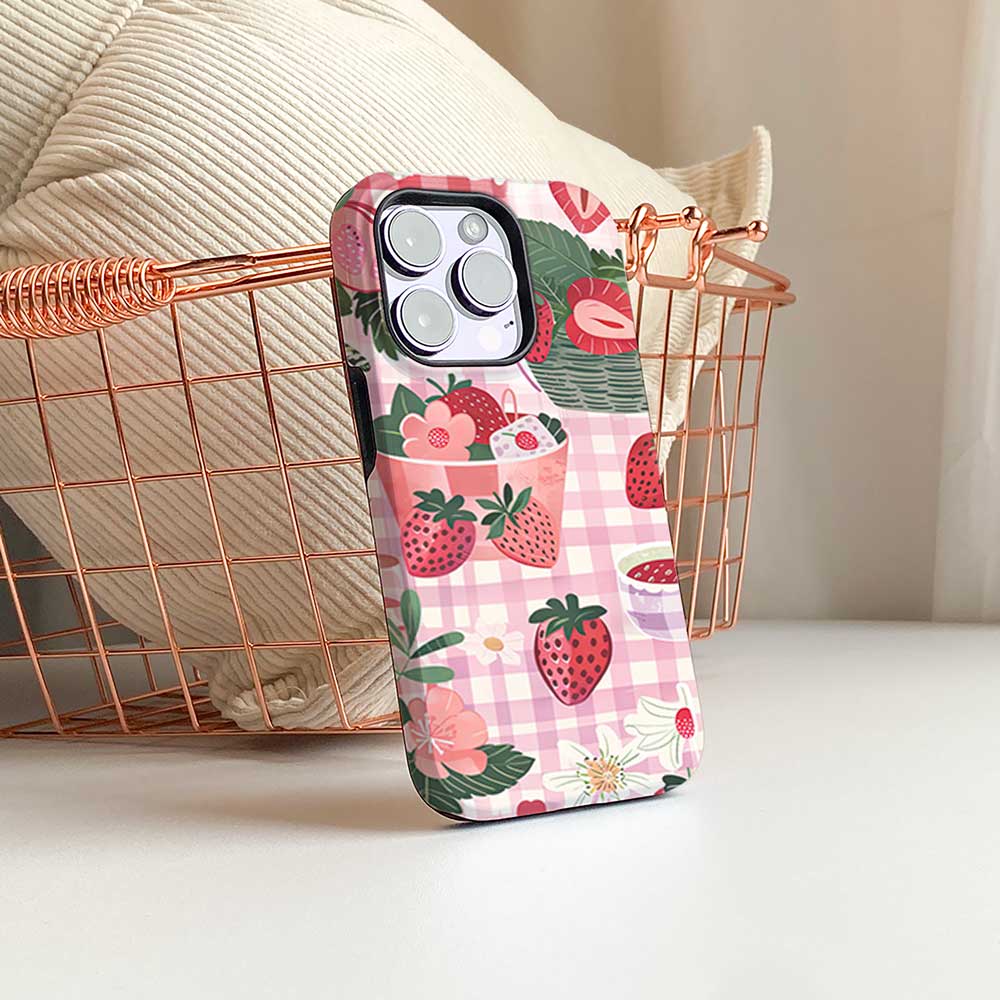 Floral Berry - iPhone 14 Pro Case