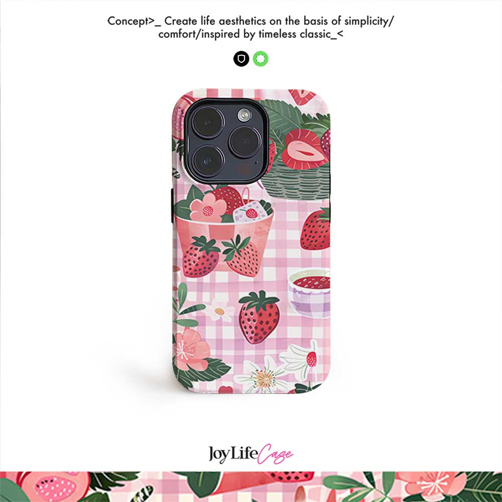 Floral Berry - iPhone 14 Pro Case