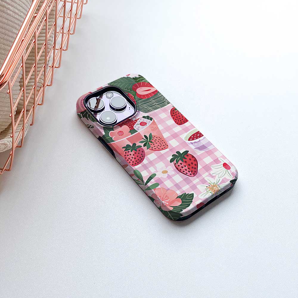 Floral Berry - iPhone 14 Pro Case