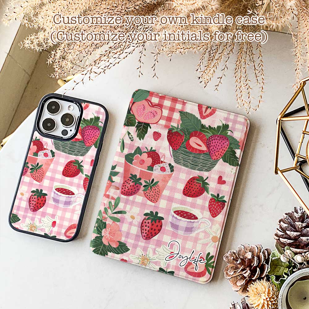 Floral Berry🌸🍓 - Kindle Case