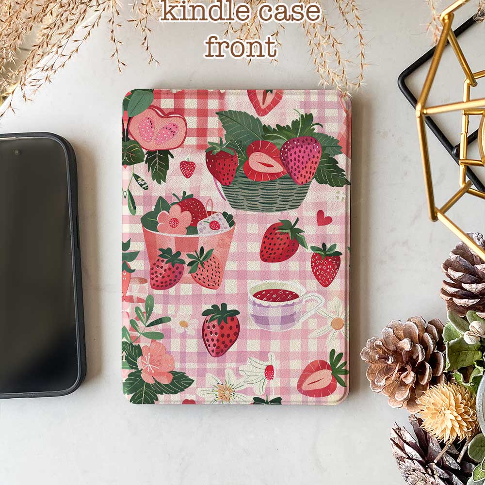 Floral Berry🌸🍓 - Kindle Case