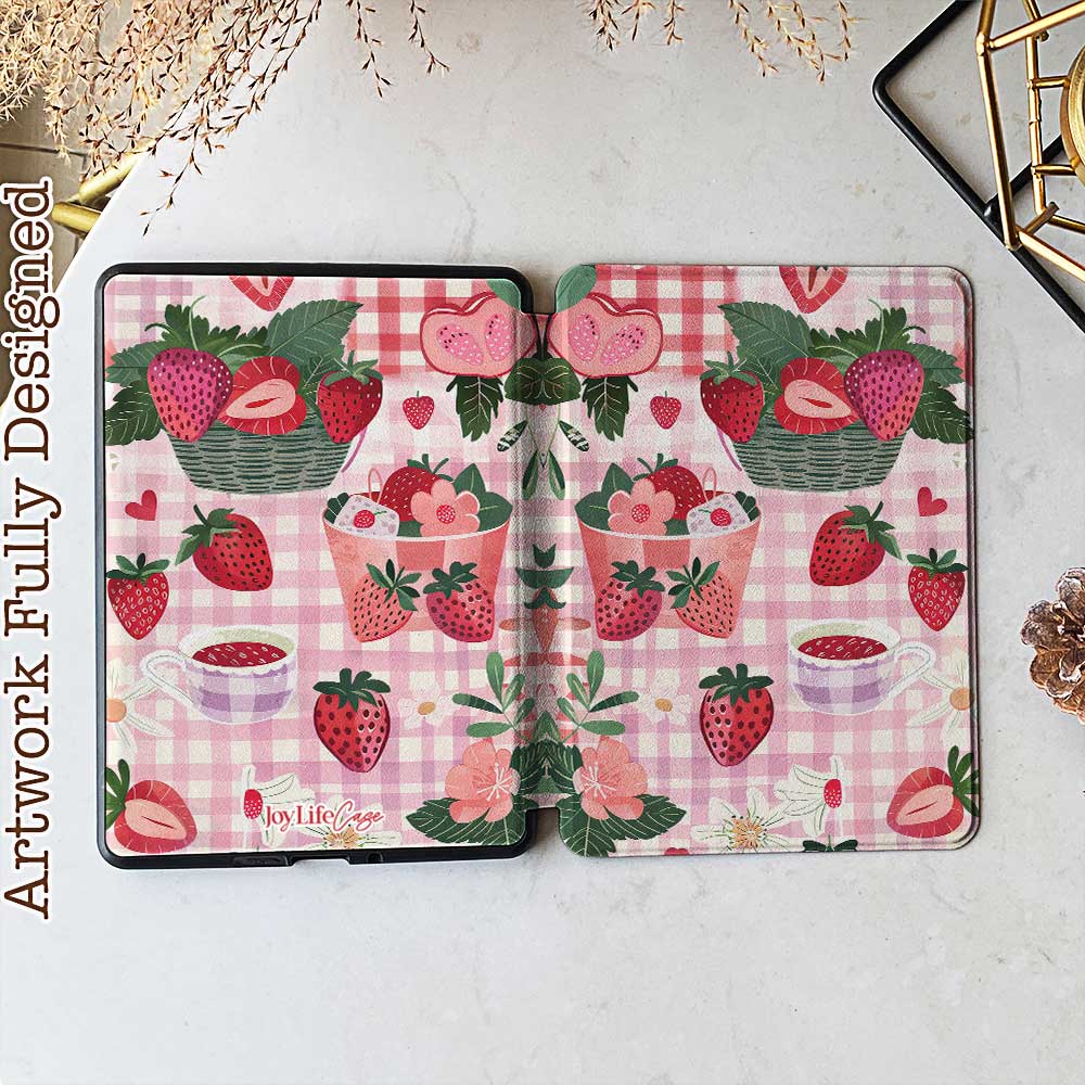 Floral Berry🌸🍓 - Kindle Case