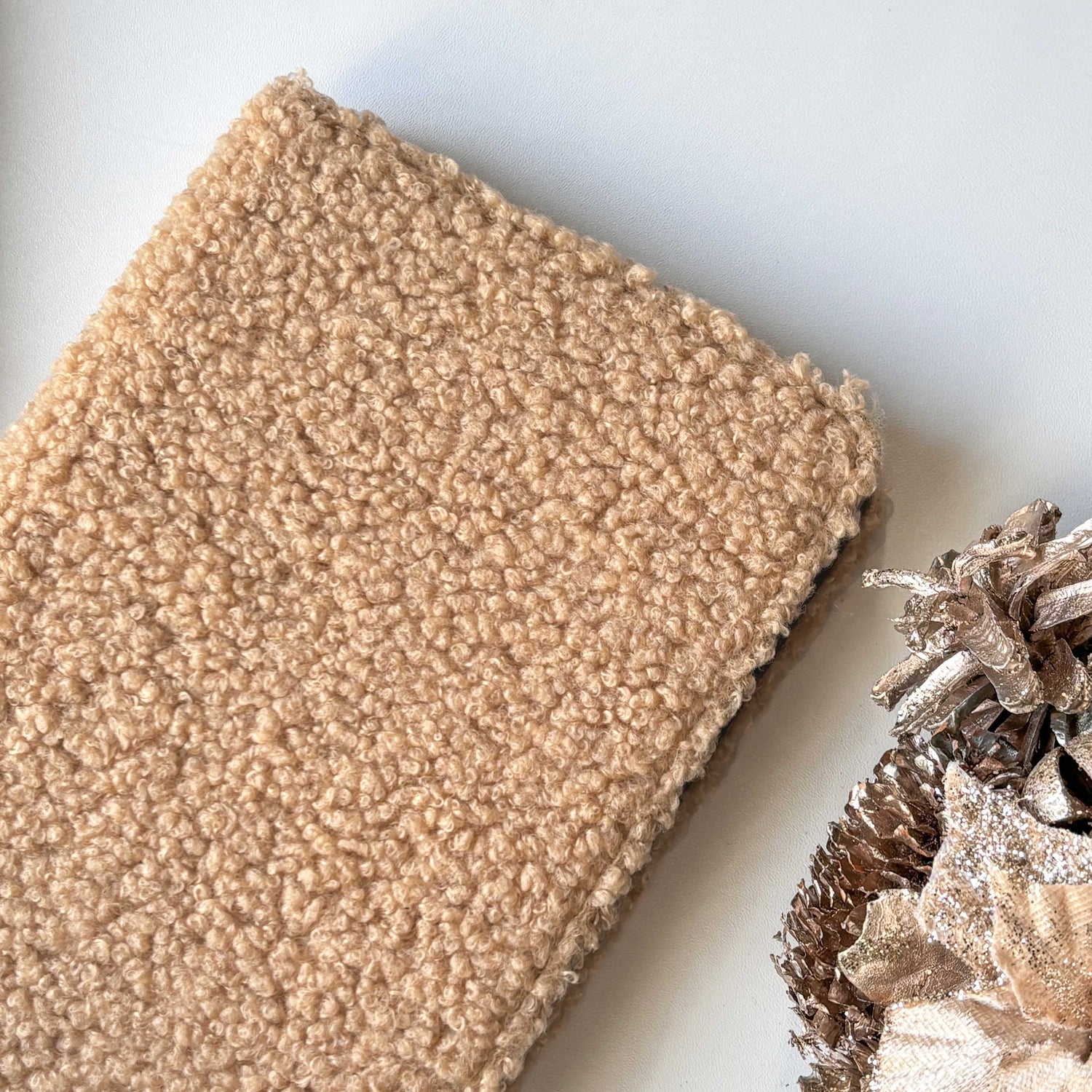 Teddy Fabric Light Brown-All New Kindle Case - Joylife Case