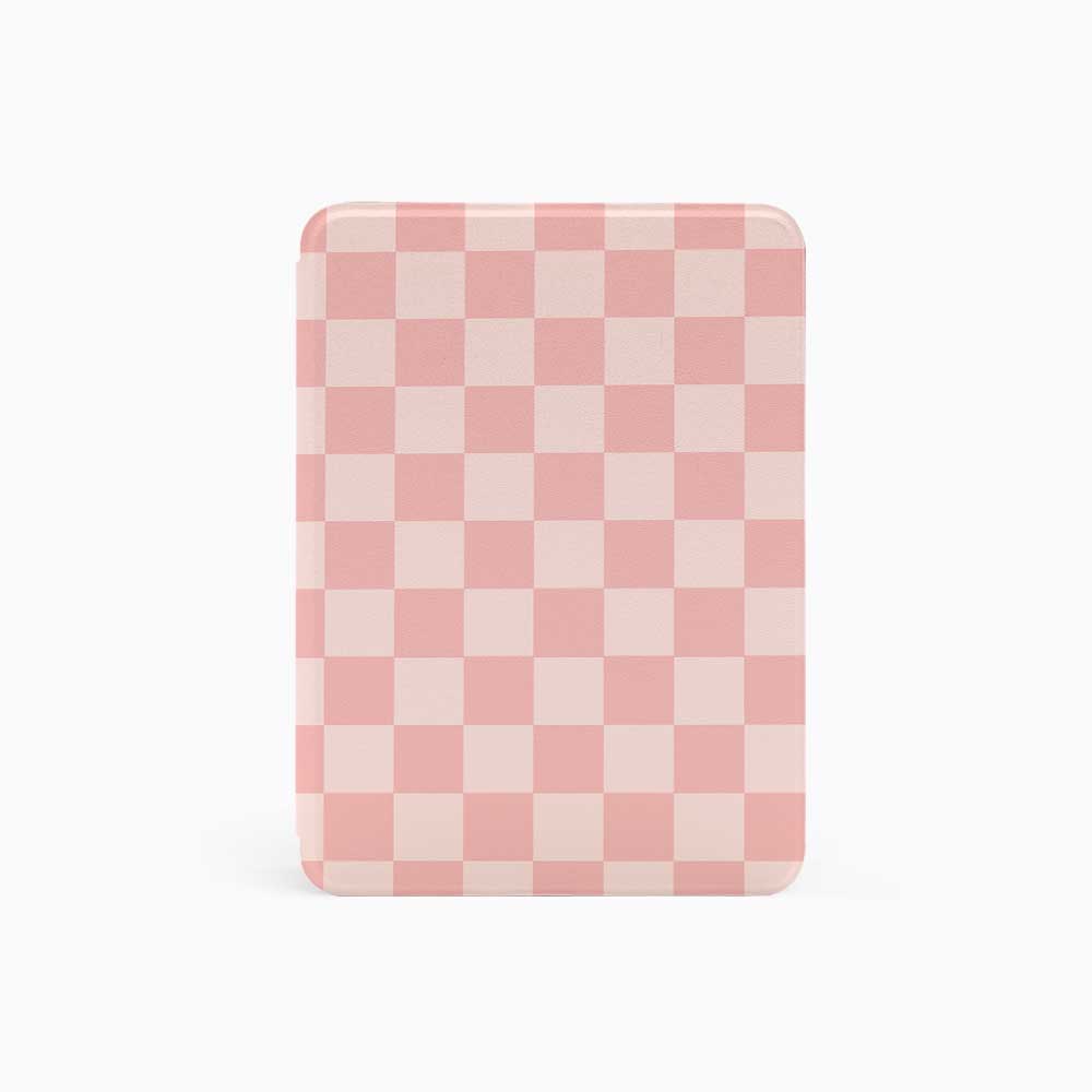 Pink Checkered - Kindle Case - Joylife Case