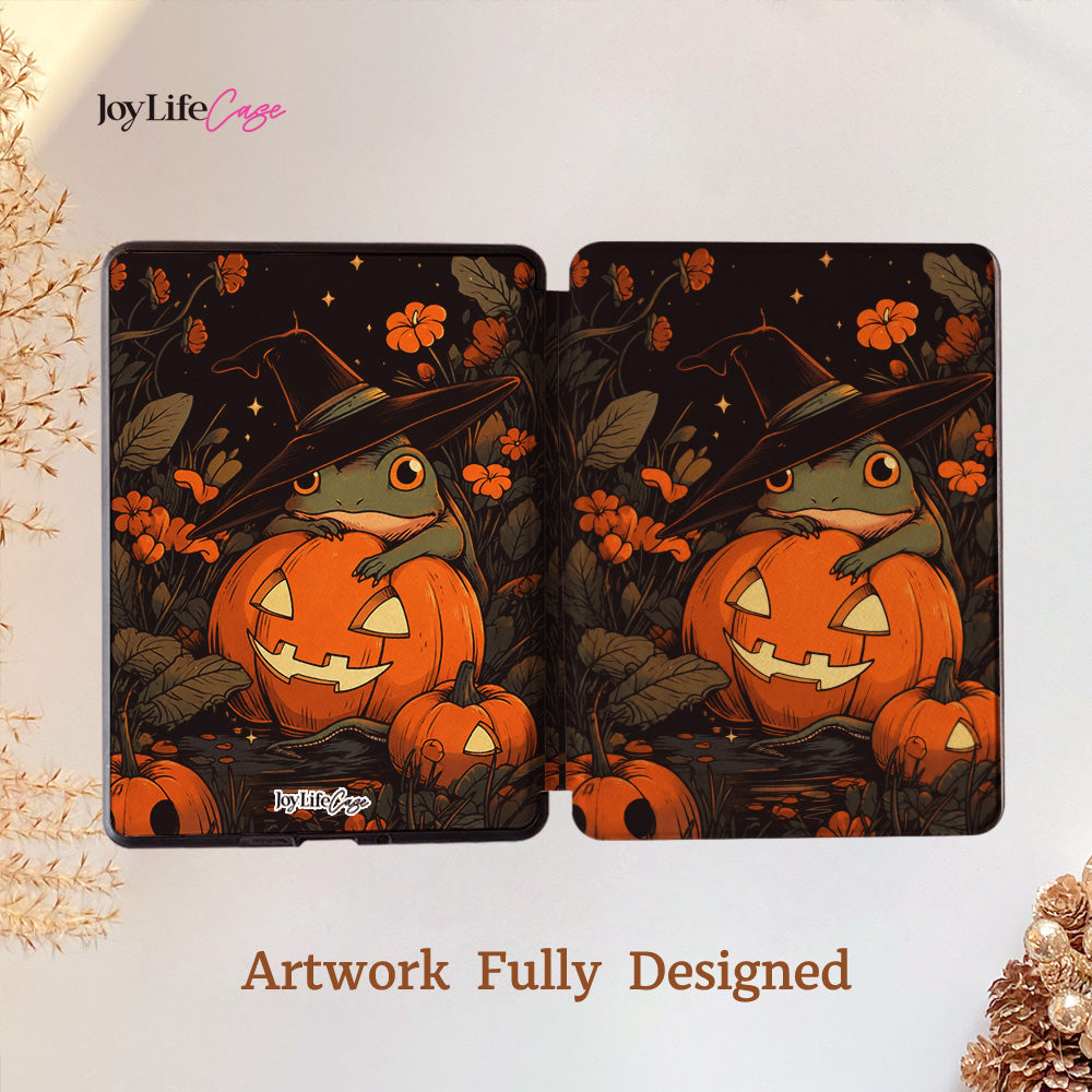 Pumpkin Frog Kindle Case