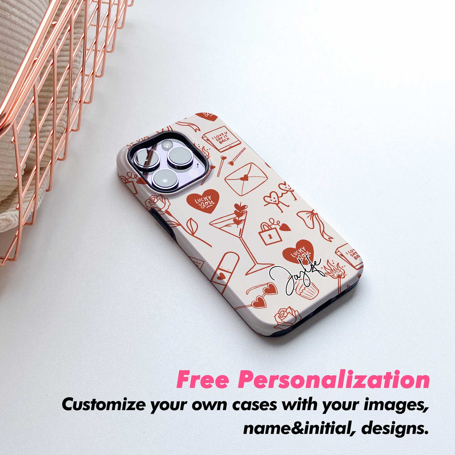 Little Love Things - iPhone Case - Cream - Joylife Case