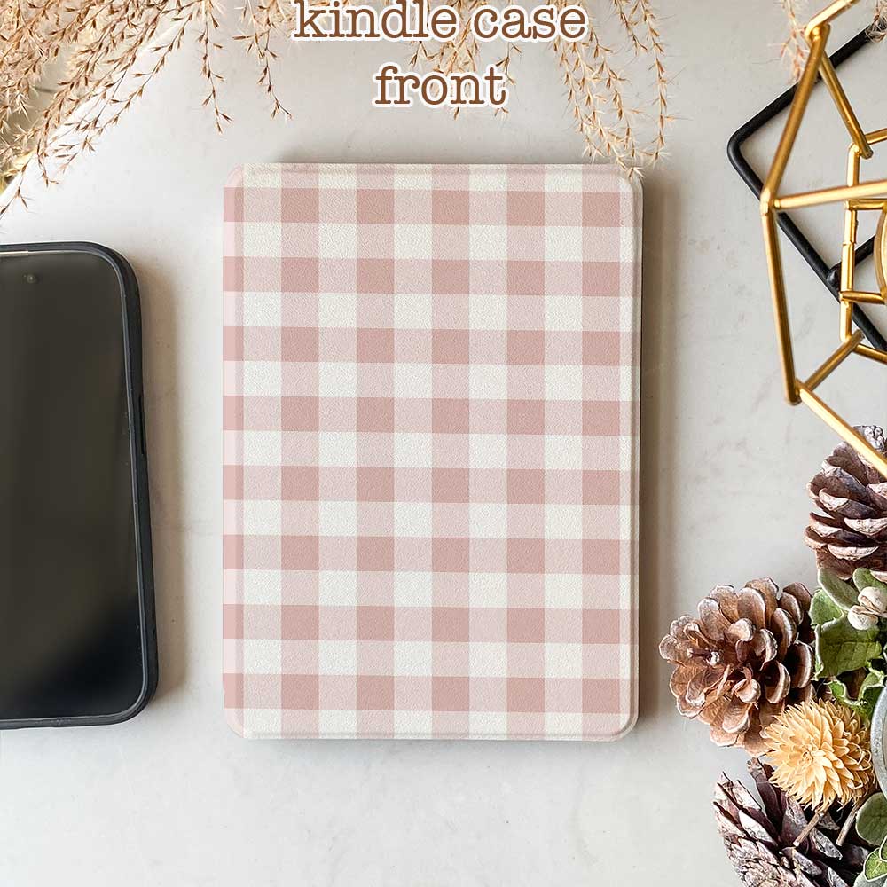 Gingham Canvas - Kindle Case