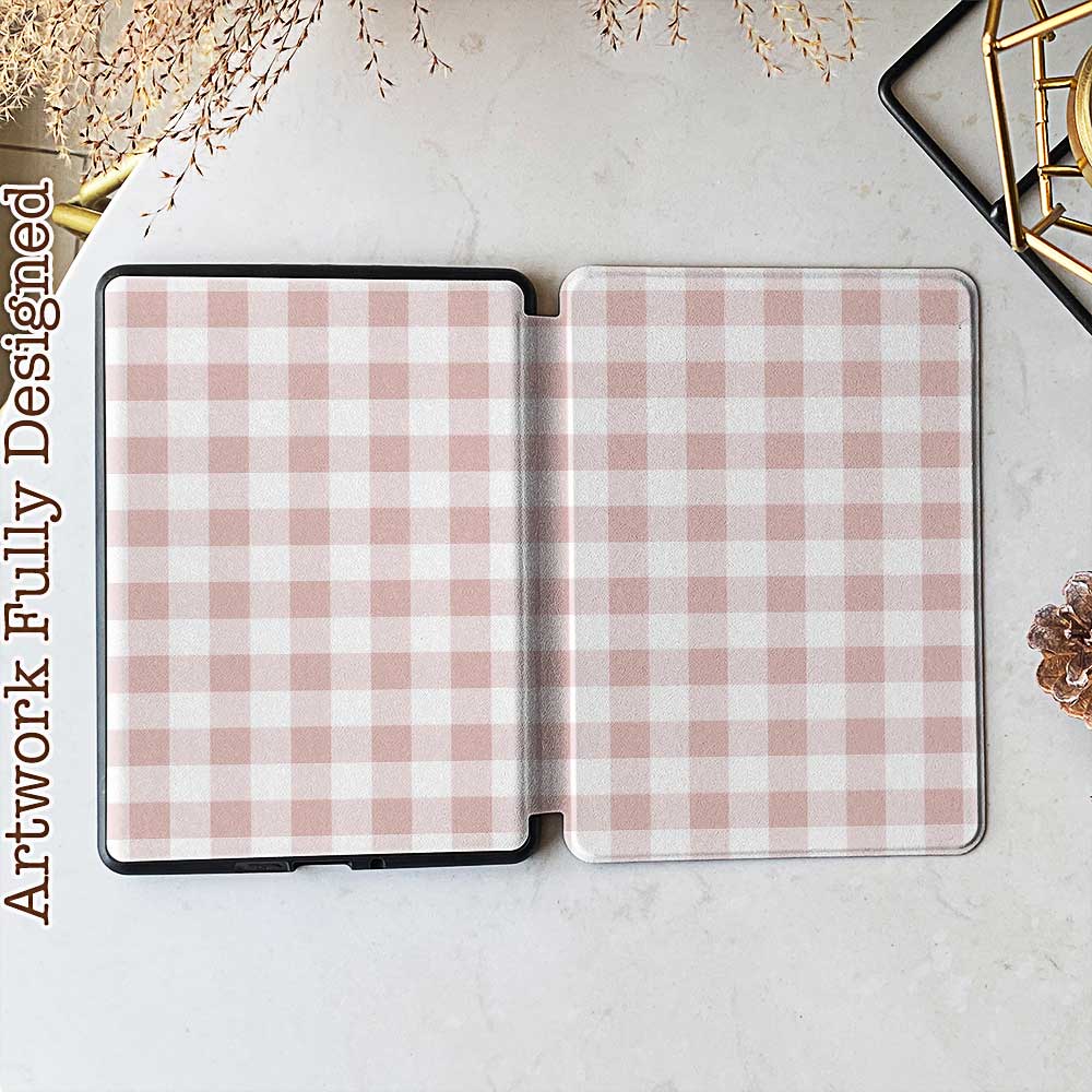 Gingham Canvas - Kindle Case