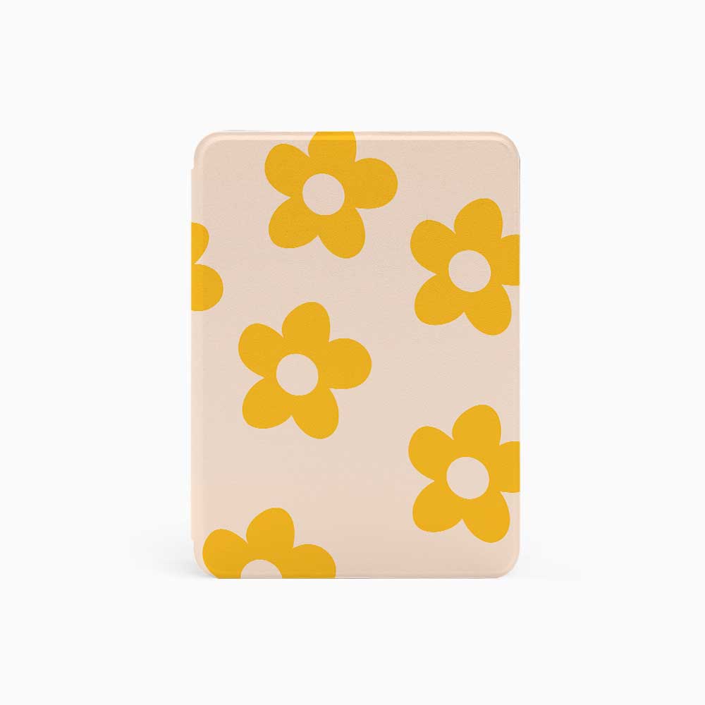 Yellow Floral Simple- Kindle Case - Joylife Case