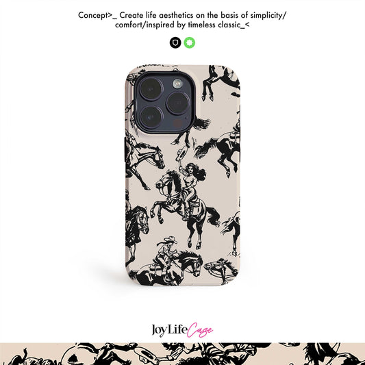 Retro Cowgirl - iPhone 16 Case