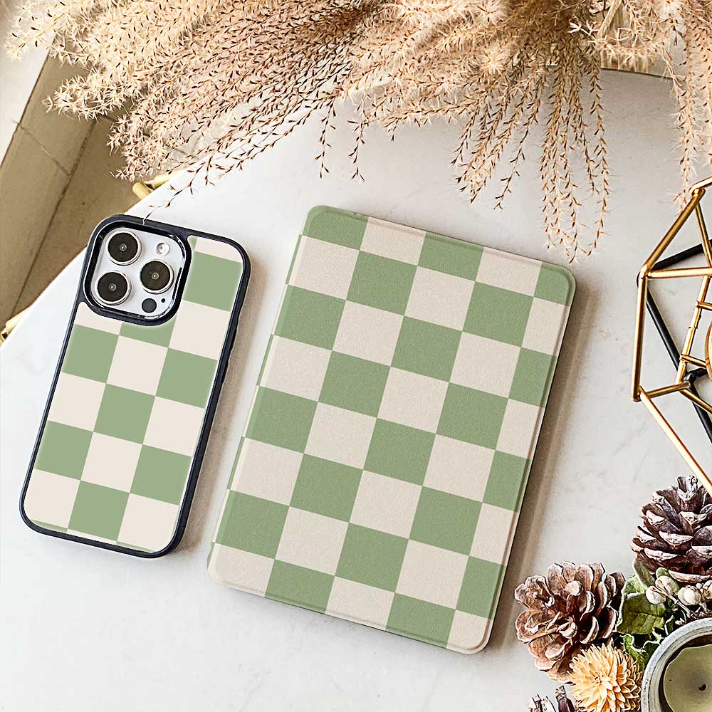 Vintage Checkered - Kindle Case