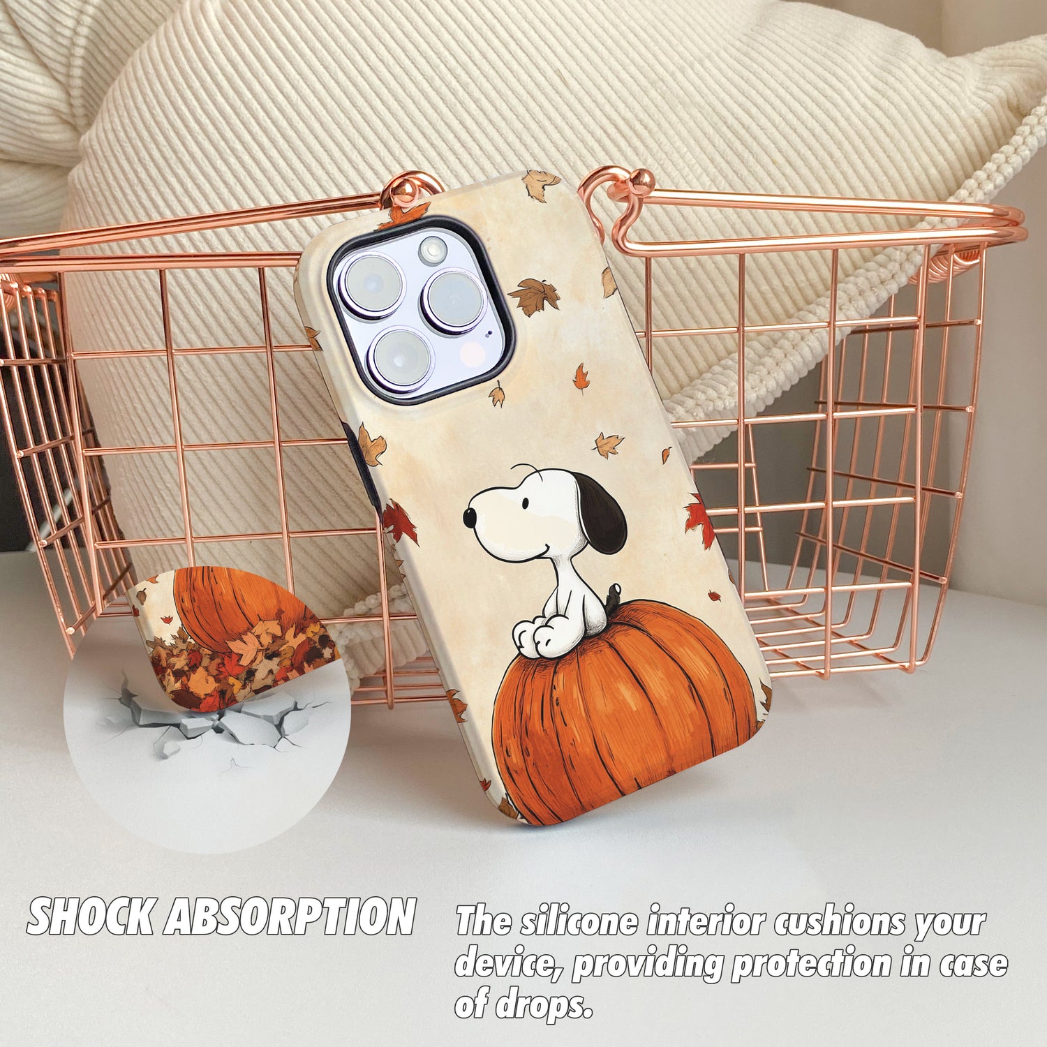 Autumn Paws - iPhone Case